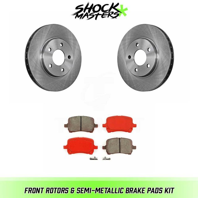 Front Rotors & SemiMetallic Brake Pads for 20062007 Pontiac G6 276mm