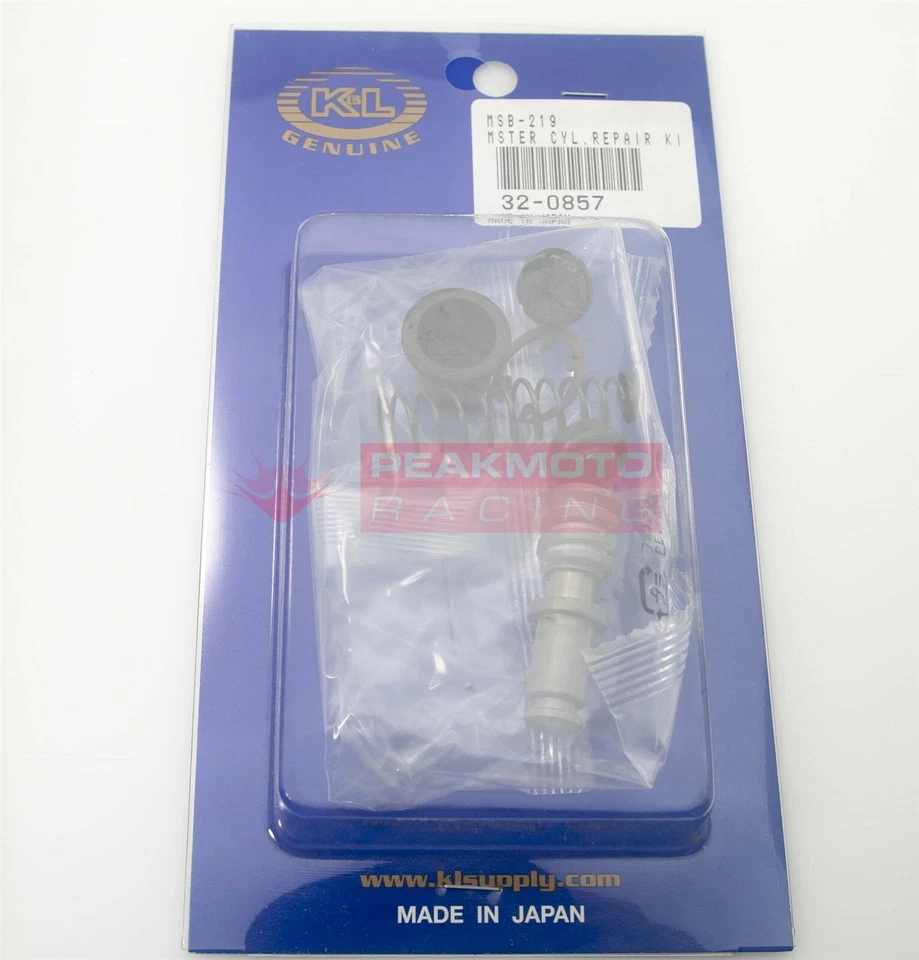 Kit de reconstrucción de cilindro maestro de freno delantero K&L 32-0857 para Yamaha 4H7-W0041-50-00 Foto 2 de 2