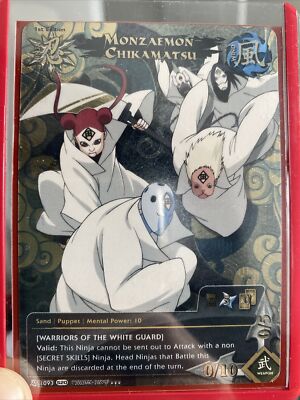 Naruto Card Tales Of The Gallant Sage Monzaemon Chikamatsu