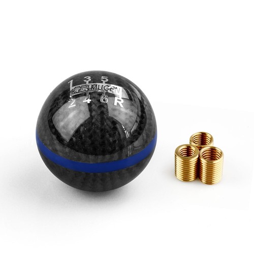 MUGEN 5/6 Speed Racing Real Carbon Fiber Shift Shifter Knob Manual MT Ball Gear - Picture 17 of 20