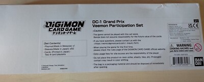 Digimon Card Game - DC-1 GRAND PRIX Veemon Participation Set 2021 - SEALED