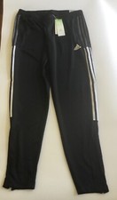 Adidas Women  s Soccer Track Pants Tapered Leg Regular Fit GM0723 Size S Black