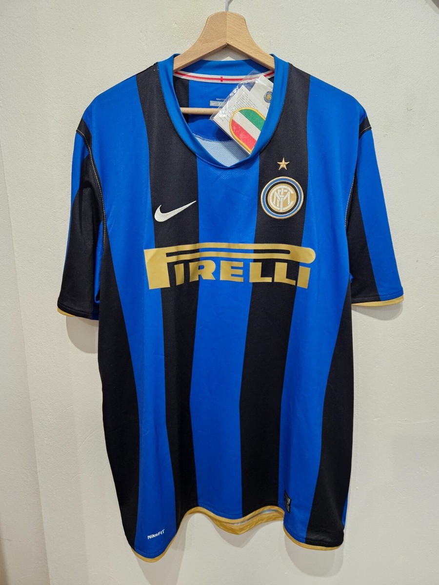 NIKE INTER 2008 2009 SIZE 2XL XXL NEW SHIRT JERSEY FOOTBALL