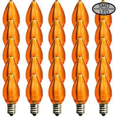 C7 Transparent Smooth SMD Led Bulbs