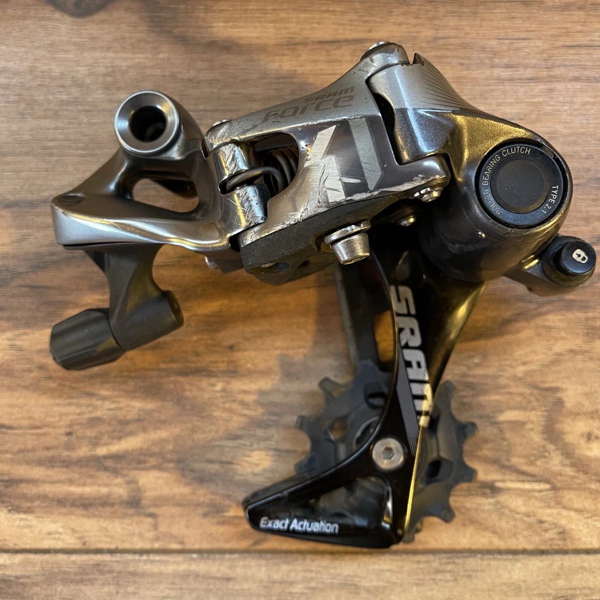 SRAM Force CX1 11 Speed Type 2 Clutch Rear Derailleur Medium Cage Black