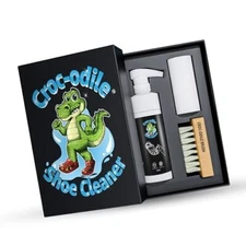 Crocodile Shoe Cleaner Shoe Cleaner Complete Kit Cleaner, Brush, Towel included