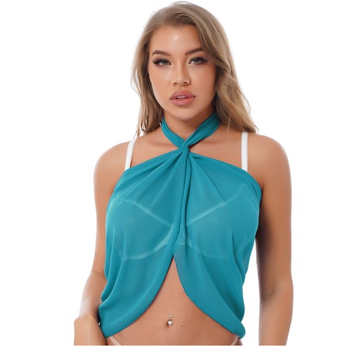 Women's Swimsuit Sarong Cover Ups Bathing Suit Chiffon Swim Beach Wrap Skirts - Picture 85 of 103