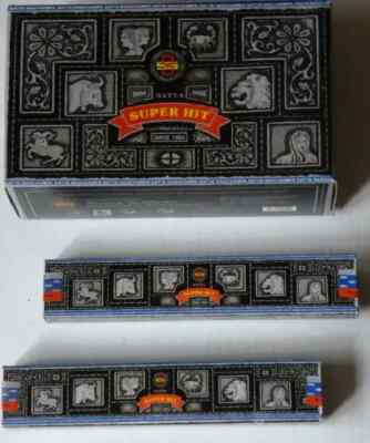 Satya Incense Super Hit Nag Champa Case of 12 Boxes (156 Sticks)