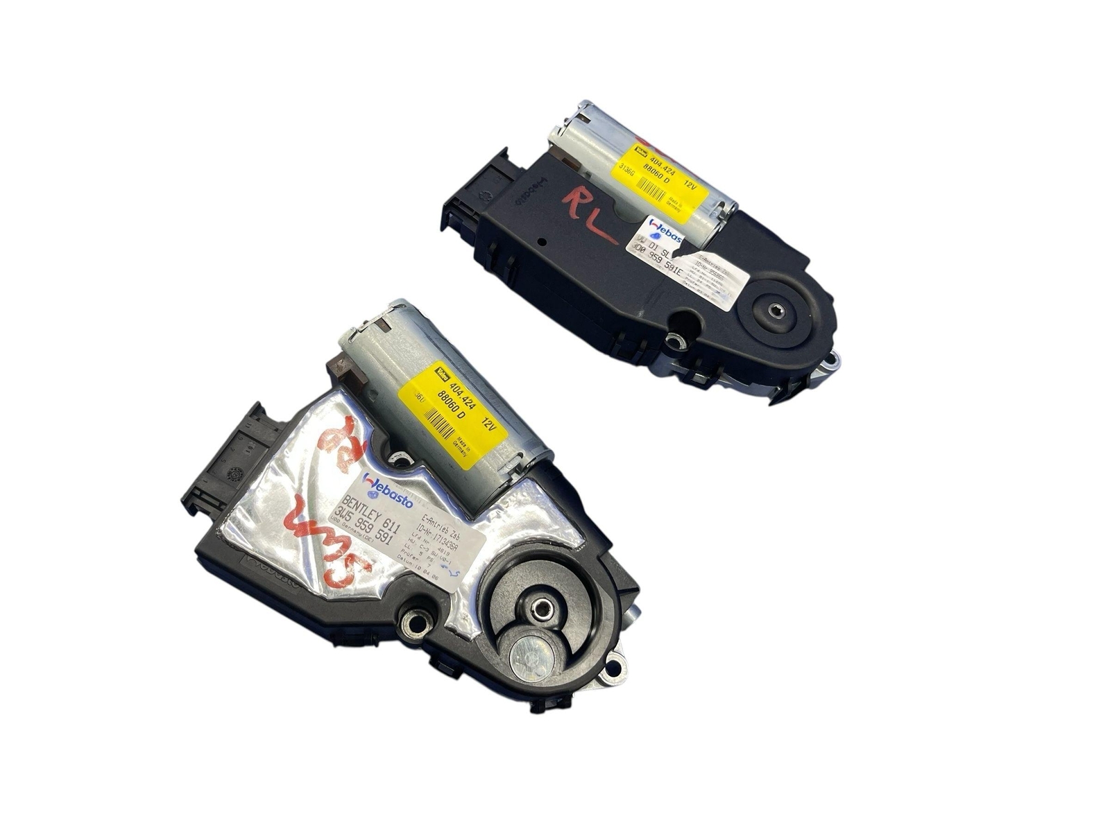 2006-2012 BENTLEY CONTINENTAL FLYING SPUR TOP UPPER SUNROOF SUN ROOF MOTOR SET