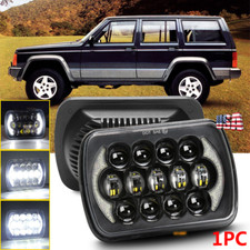 For Jeep Cherokee XJ 1984-2001 Wrangler YJ 1986-1995 5x7" 7x6 LED Headlight