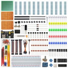 Electronics Component Fun Kit w/E-Book, Upgraded Electronic Starter Kit with ...