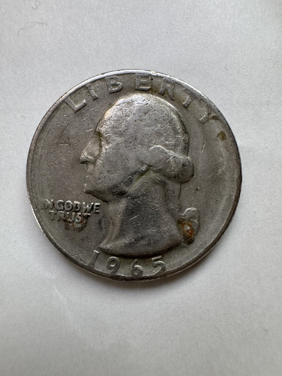 1965 Washington Quarter (No Mint Mark) Rim Letter Errors w