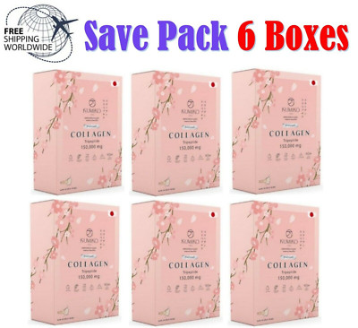 6x KUMIKO Collagen Premium 150,000 mg Youthful Radiant Skin Vitamin 