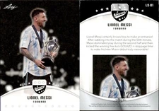 2024 Leaf EXCLUSIVE LEGEND LIONEL MESSI #LS-01 SOCCER LEGEND