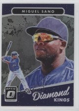 2017 Panini Donruss Optic Diamond Kings Black Prizm 14/25 Miguel Sano #17 fm0