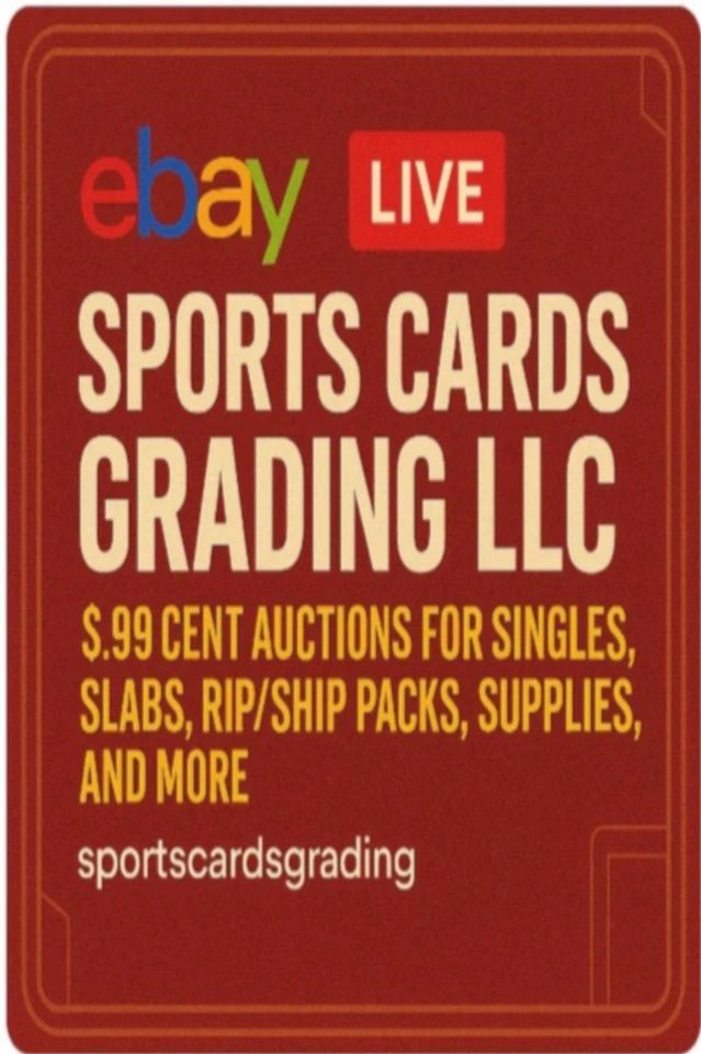 .99 Auctions for Singles, PSA Slabs, Rip/Ship Packs, Supplies, and More!