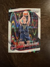 2025 Panini Prizm WNBA - Caitlin Clark #22 White Seismic Prizm