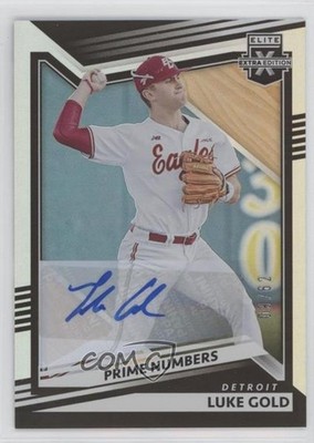 2022 Elite Extra Edition Prime Numbers B Signatures 9/62 Luke Gold #147 Auto 4z8