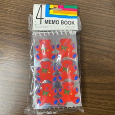 NIP 4 VTG Spiral bound Pocket Memo Pad Book 8...