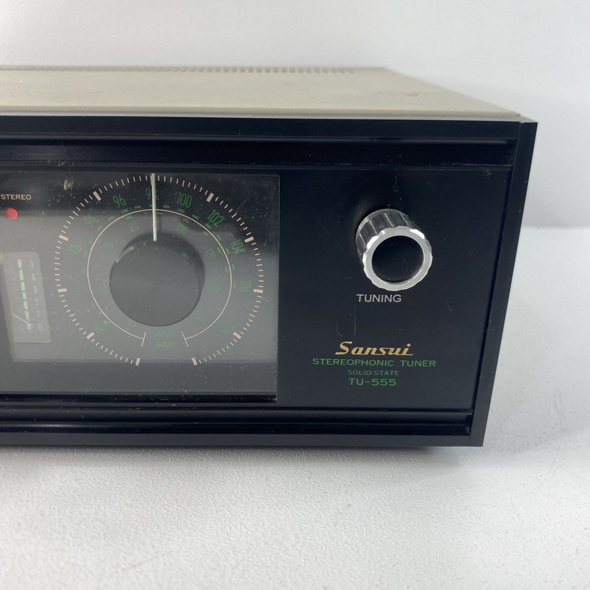 Vintage Sansui TU-555 AM/FM Solid State Stereo Tuner W/ Diagram
