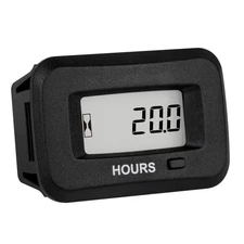 Digital LCD Hour Meter for Lawn Mower Generator Motorcycle Golf Cart