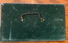 Antique Bronze Plaque Hanging Shakespeare Birthplace Green Velvet Backing/Chain — photo 3