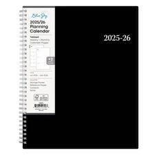 2025-2026 Weekly and Monthly Academic Year Planner Calendar, July - June, 8.5...