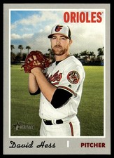 2019 Topps Heritage David Hess Baltimore Orioles #622
