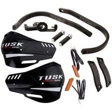 Tusk 1760340005 D-Flex Pro Handguard w/Turn Signal Black Bar & Plastic 1 1/8"Bar