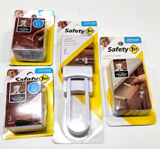 Safety First Baby Products 4 Packs Cabinet Drawer Latches New