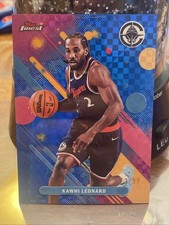 2025-26 Topps Finest Kawhi Leonard Common Blue X-Fractor 72/99 Clippers