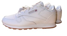 Reebok classic leather kids shoes New Size 2 Boys Or Girls EU 32.5 Running NWB