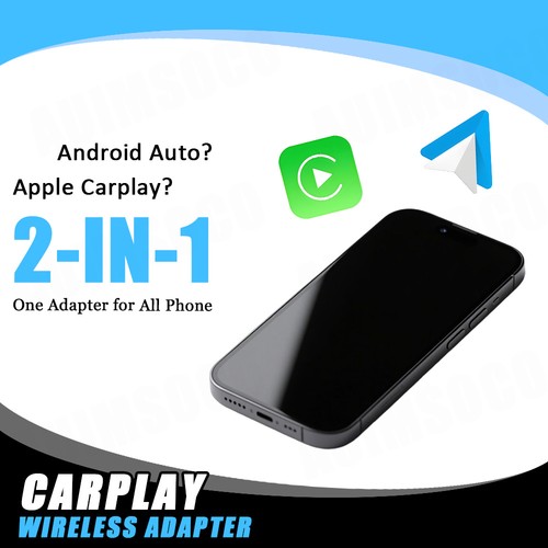 For Audi Q2 2018-2024 Mini Carplay Wireless Adapter&Android Auto Video Box - Picture 8 of 16