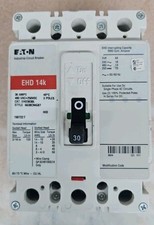 Cutler Hammer EHD3030L Circuit Breaker 30A 3P 480V EHD 14k 3 pole 30 Amp See pic