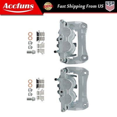 2x Front Brake Calipers w/ Bracket For Toyota Highlander Sienna 2011-2018