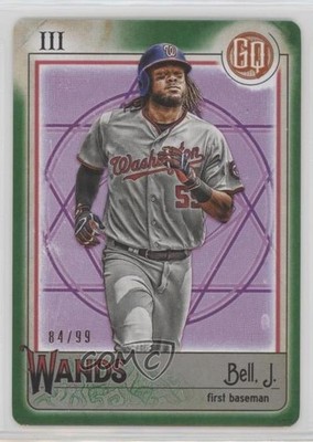 2021 Topps Gypsy Queen Tarot of the Diamond Green 84/99 Josh Bell #TOD-18 10up