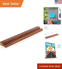 Versatile Wall Mount Vinyl Record Shelf - Fits Any Record Size, Easy Install