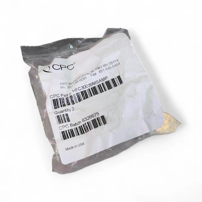 CPC Biotech HFC39 Series Amber-Tinted Polysulfone Sealing Plug HFC30039MSAMP
