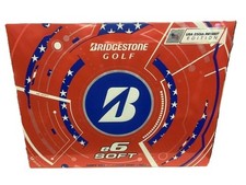 Bridgestone e6 Soft USA 250th Patriot Edition Golf Balls White, 12pk 1dz NEW