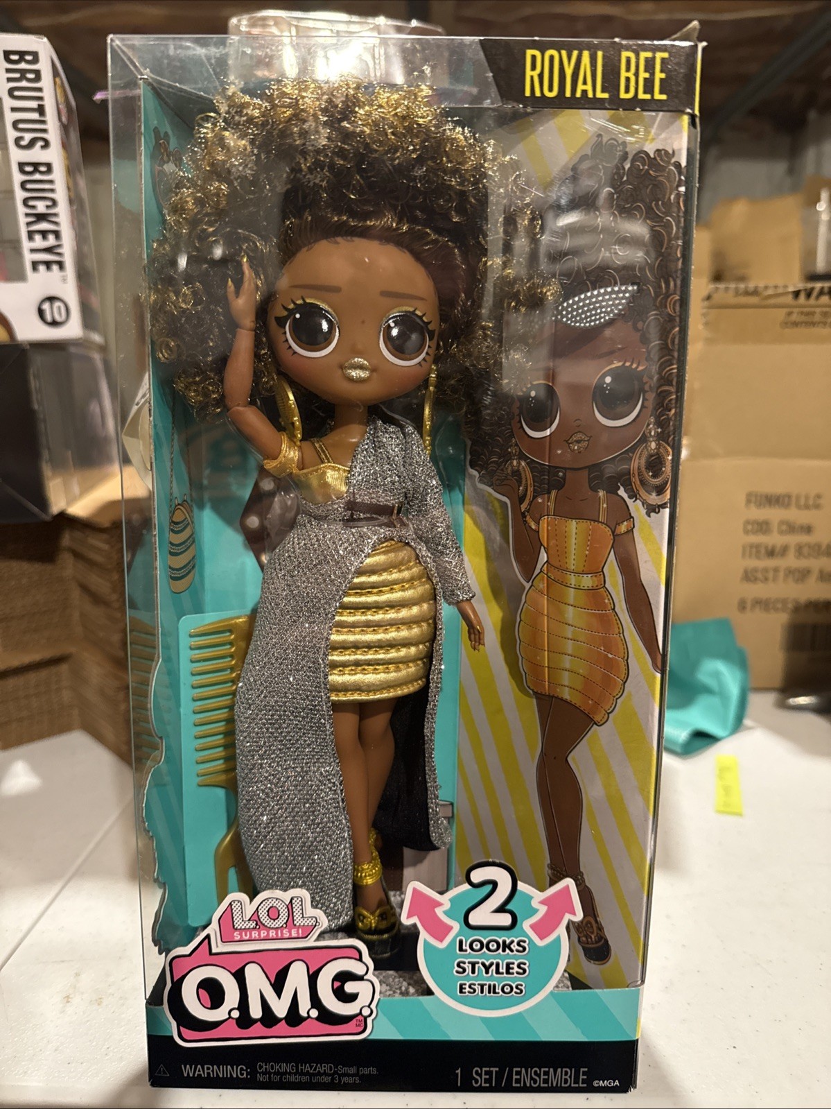 LOL Surprise OMG Royal Bee Fashion Doll with Multiple Surprises Included