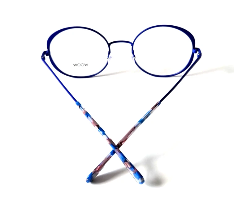 WOOW PARIS BIG APPLE 1 0013 UNISEX REDONDO BORDE COMPLETO GAFAS AUTÉNTICAS 50-20-140 Foto 3 de 4