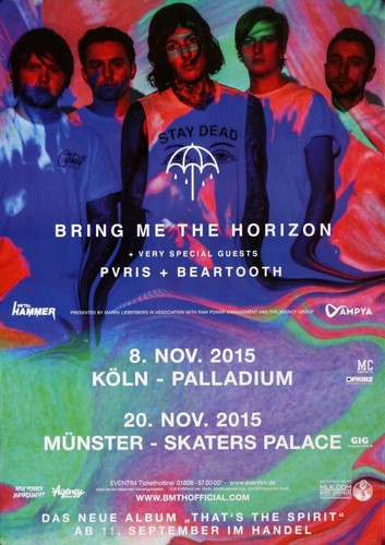 Bring Me The Horizon - The Spirit , KöLn 2015 | Konzertplakat | Poster-image