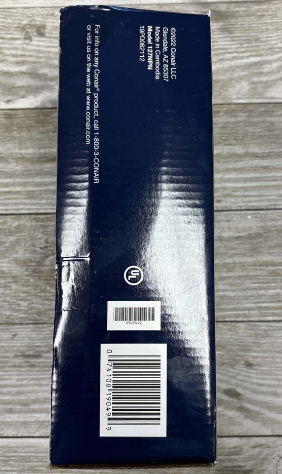 Secador de pelo compacto plegable Conair 1875W pequeño tamaño de viaje doble voltaje Foto 3 de 4