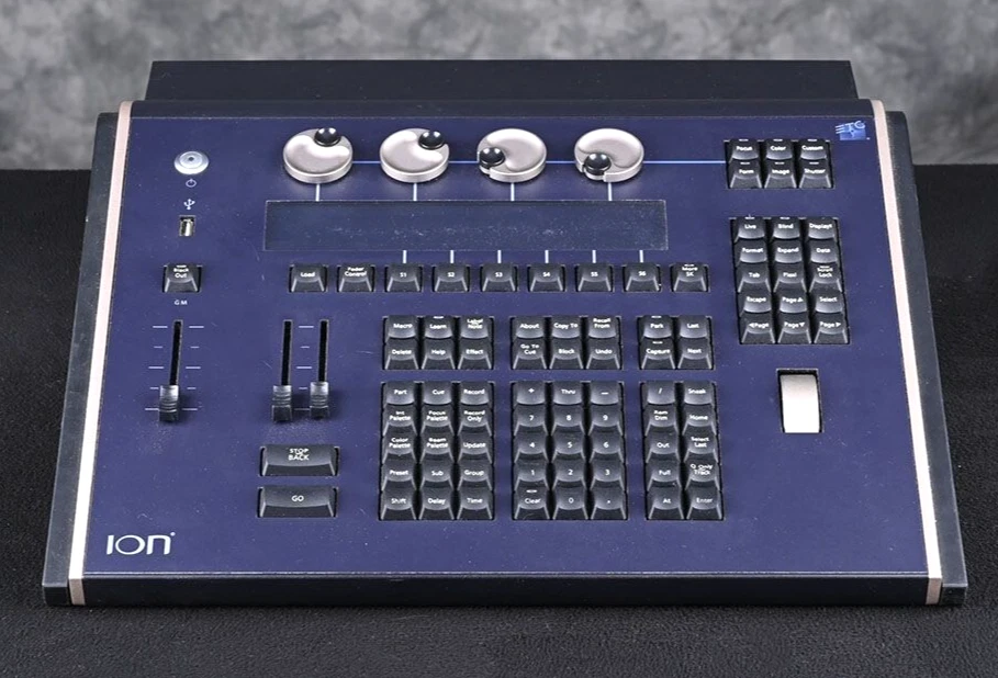 ETC ION Lighting Console P/N 4310A1112 with two 2x20 Fader Wings P/N 4310A1003 - Image 2 of 4