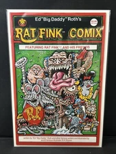 Rat Fink Comix #1 1st Print 1 Shot R.K. Sloane 1987 Ed Big Daddy Roth Comic (5)