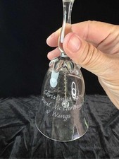 RARE Paul McCartney Wings Christmas 1974 Private Gift Glass Bell Beatles