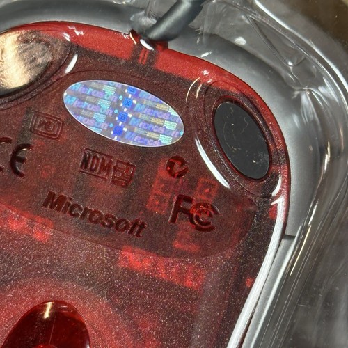 Microsoft Wireless Optical Mouse Blue K81-00004 USB PS/2 Windows Mac New - Picture 7 of 10