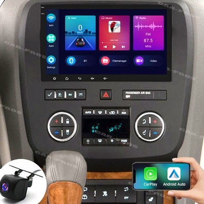 4+64G Android 14 Carplay Car Stereo Radio GPS Nav For 2008-2012 Buick Enclave