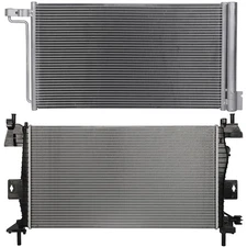 Radiator & AC Condenser Cooling Kit For Ford Focus 2015 2016 2017 2018