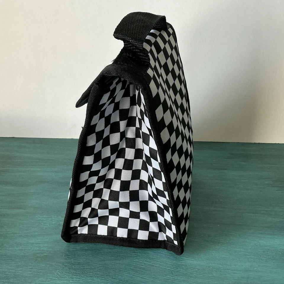 VANS Off the Wall Old Skool Negro Clásico A Cuadros Fiambrera Icónico Saco de Patín Foto 3 de 4